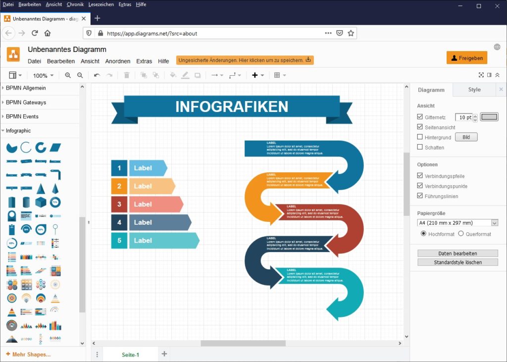 Infografiken kostenlos online erstellen